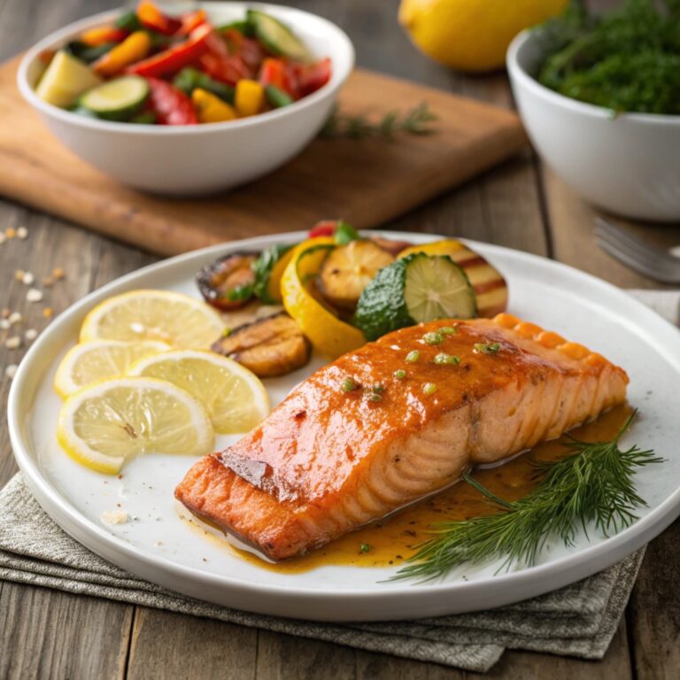 What enhances the flavor of salmon?